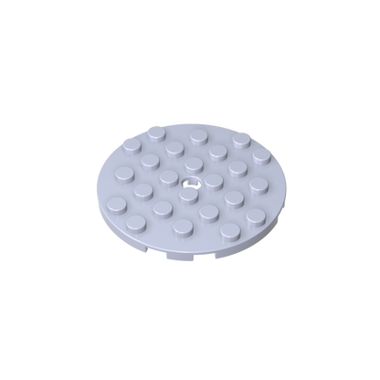 GDS-843 - Plate Round 6 x 6 with Hole