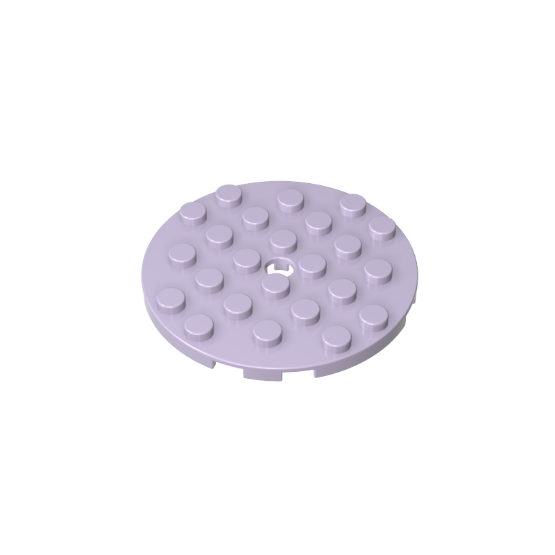 GDS-843 - Plate Round 6 x 6 with Hole