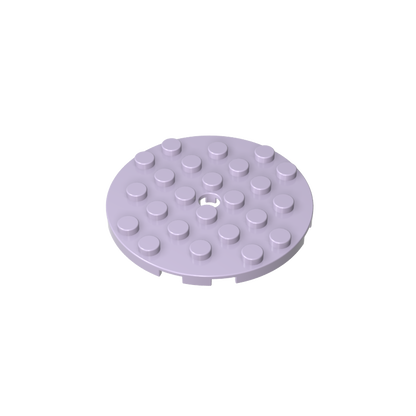 GDS-843 - Plate Round 6 x 6 with Hole