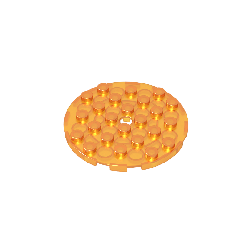 GDS-843 - Plate Round 6 x 6 with Hole
