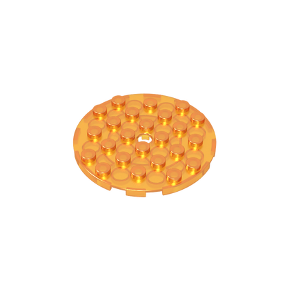 GDS-843 - Plate Round 6 x 6 with Hole