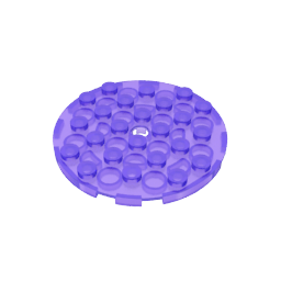 GDS-843 - Plate Round 6 x 6 with Hole