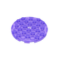 GDS-843 - Plate Round 6 x 6 with Hole