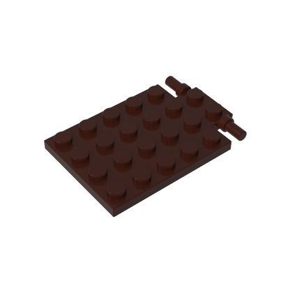 GDS-844 - Plate Special 4 x 6 with Trap Door Hinge [Long Pins]