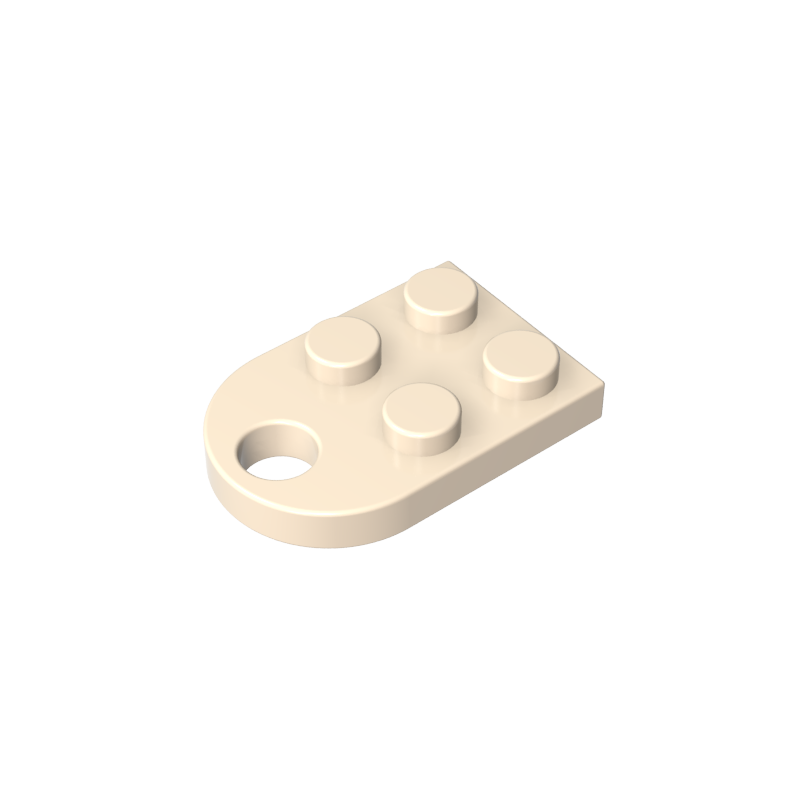 GDS-846 - Plate Special 3 x 2 with Hole