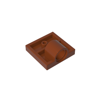GDS-848 - Plate Special 2 x 2 with 1 Pin Hole [Complete Underside Rib]