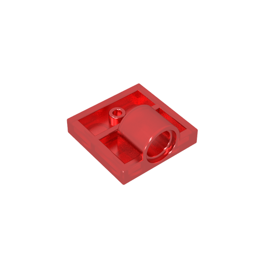 GDS-848 - Plate Special 2 x 2 with 1 Pin Hole [Complete Underside Rib]