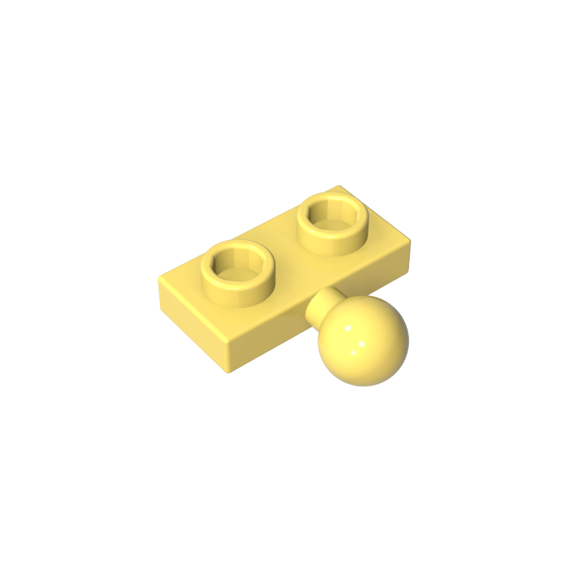 GDS-849 - Plate Special 1 x 2 with 5.9mm Centre Side Towball