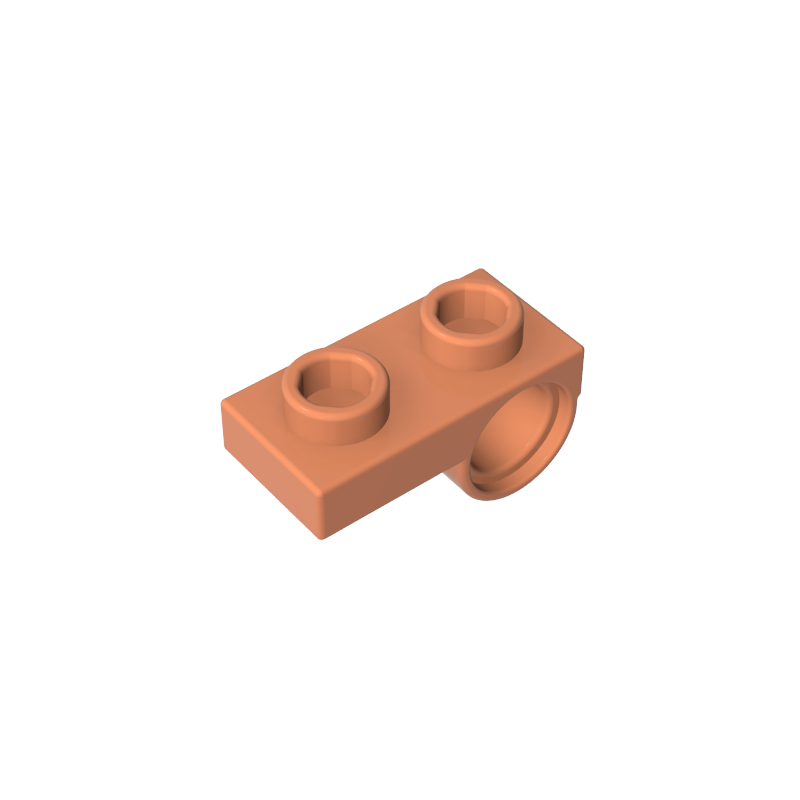GDS-854 - Plate Special 1 x 2 with Pin Hole