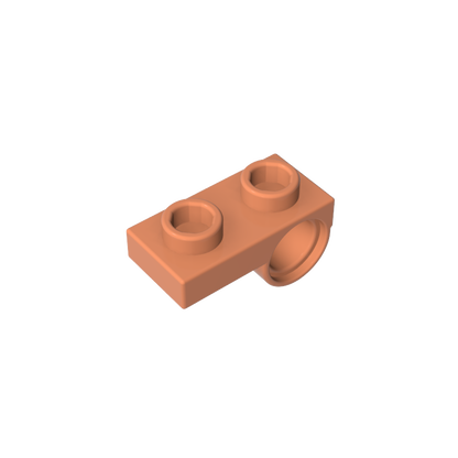 GDS-854 - Plate Special 1 x 2 with Pin Hole