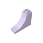 GDS-857 - Brick Arch 1 x 3 x 2 Inverted [Inside Bow]