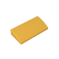 GDS-859 - Slope Brick Curved 2 x 4 x 2/3 No Studs, with Bottom Tubes