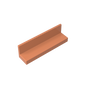 GDS-861 - Panel 1 x 4 x 1 with Rounded Corners [Thin Wall]