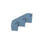 GDS-862 - Wedge 3 x 3 Facet