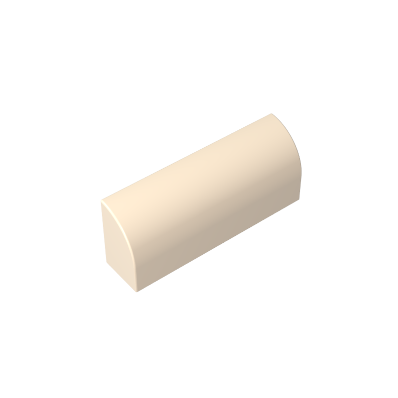 GDS-863 - Brick Curved 1 x 4 x 1 1/3 No Studs, Curved Top