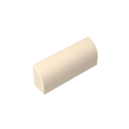 GDS-863 - Brick Curved 1 x 4 x 1 1/3 No Studs, Curved Top
