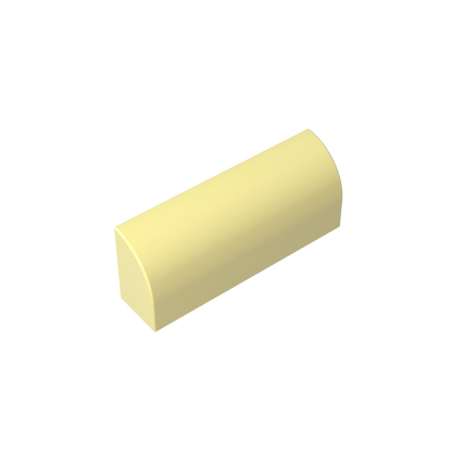 GDS-863 - Brick Curved 1 x 4 x 1 1/3 No Studs, Curved Top
