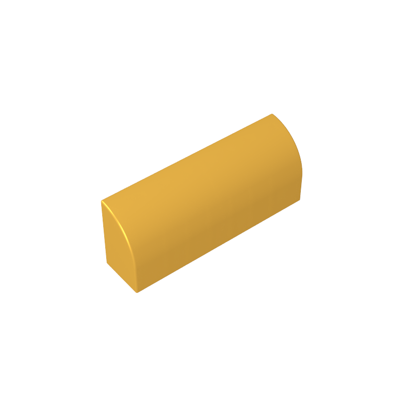 GDS-863 - Brick Curved 1 x 4 x 1 1/3 No Studs, Curved Top