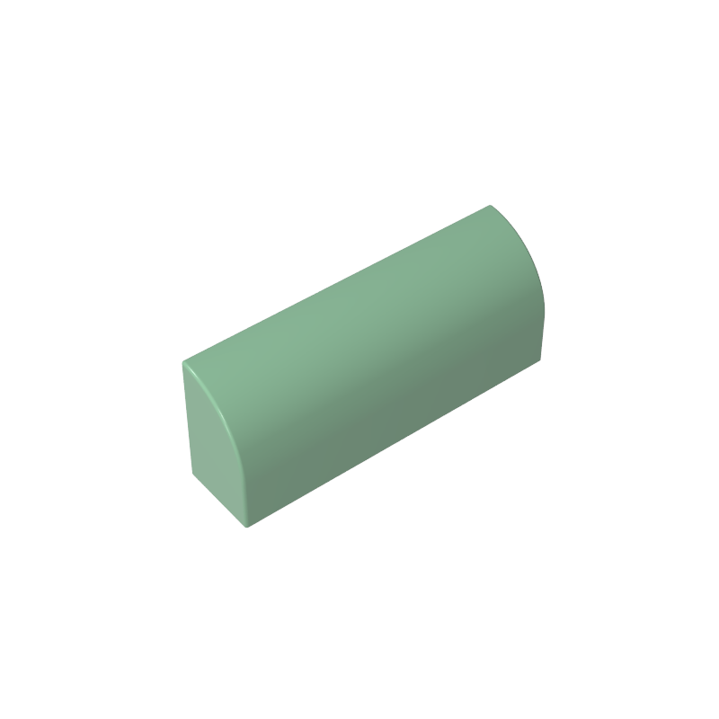 GDS-863 - Brick Curved 1 x 4 x 1 1/3 No Studs, Curved Top