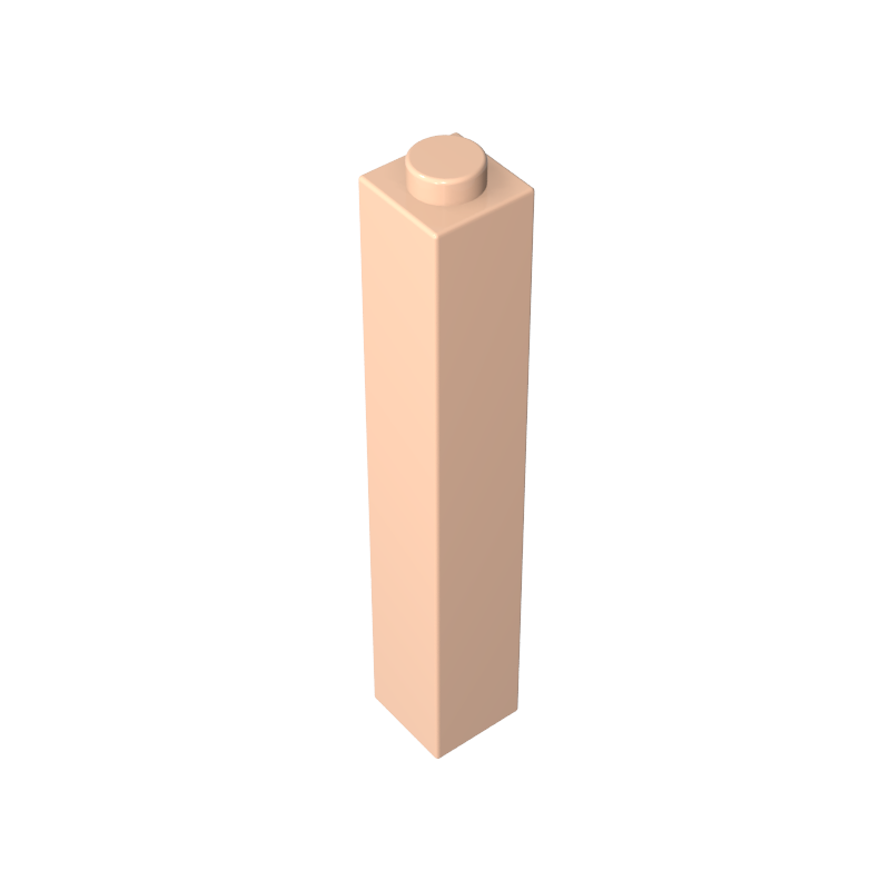 GDS-866 - Brick 1 x 1 x 5 with Blocked Open or Hollow Stud