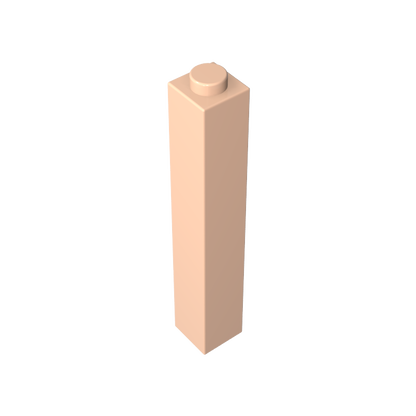 GDS-866 - Brick 1 x 1 x 5 with Blocked Open or Hollow Stud