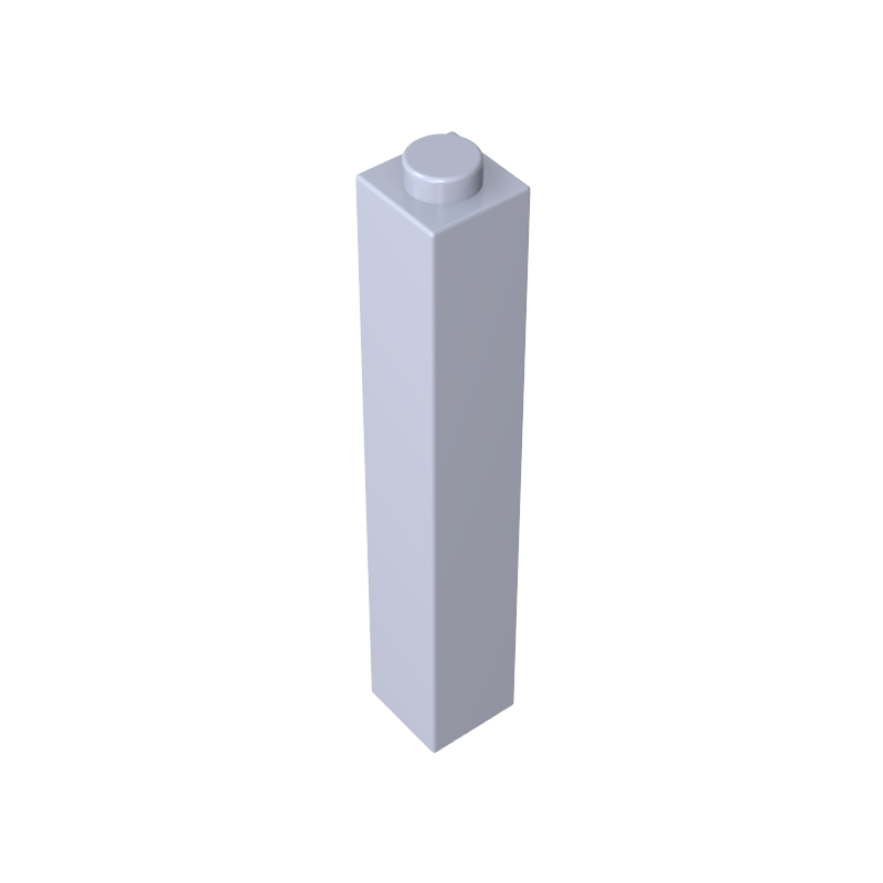 GDS-866 - Brick 1 x 1 x 5 with Blocked Open or Hollow Stud