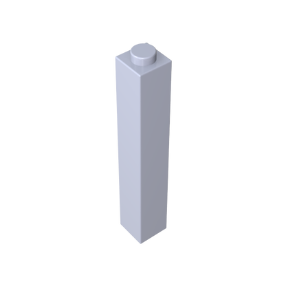GDS-866 - Brick 1 x 1 x 5 with Blocked Open or Hollow Stud