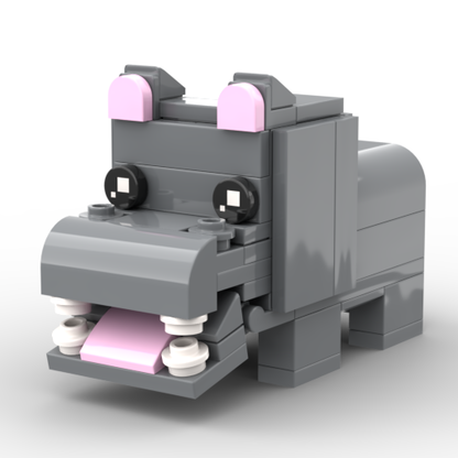Zoo BrickHeadz Size Collection - MOC Cube Animal Bricks