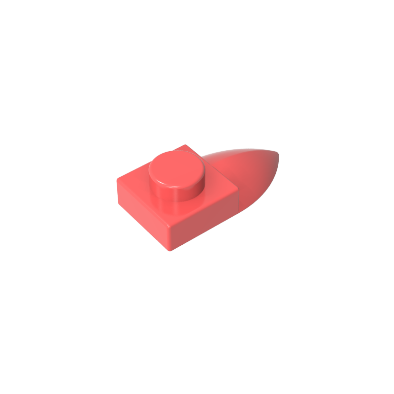 GDS-870 - Plate Special 1 x 1 with Tooth