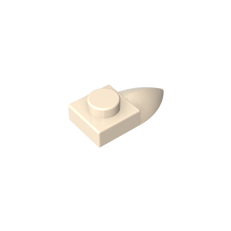 GDS-870 - Plate Special 1 x 1 with Tooth