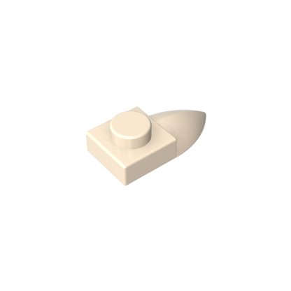 GDS-870 - Plate Special 1 x 1 with Tooth