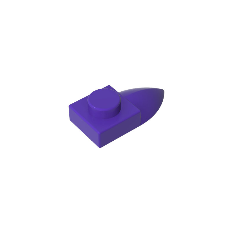 GDS-870 - Plate Special 1 x 1 with Tooth