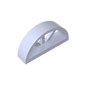 GDS-873 - Window 1 x 4 x 1 2/3 with Spoked Rounded Top