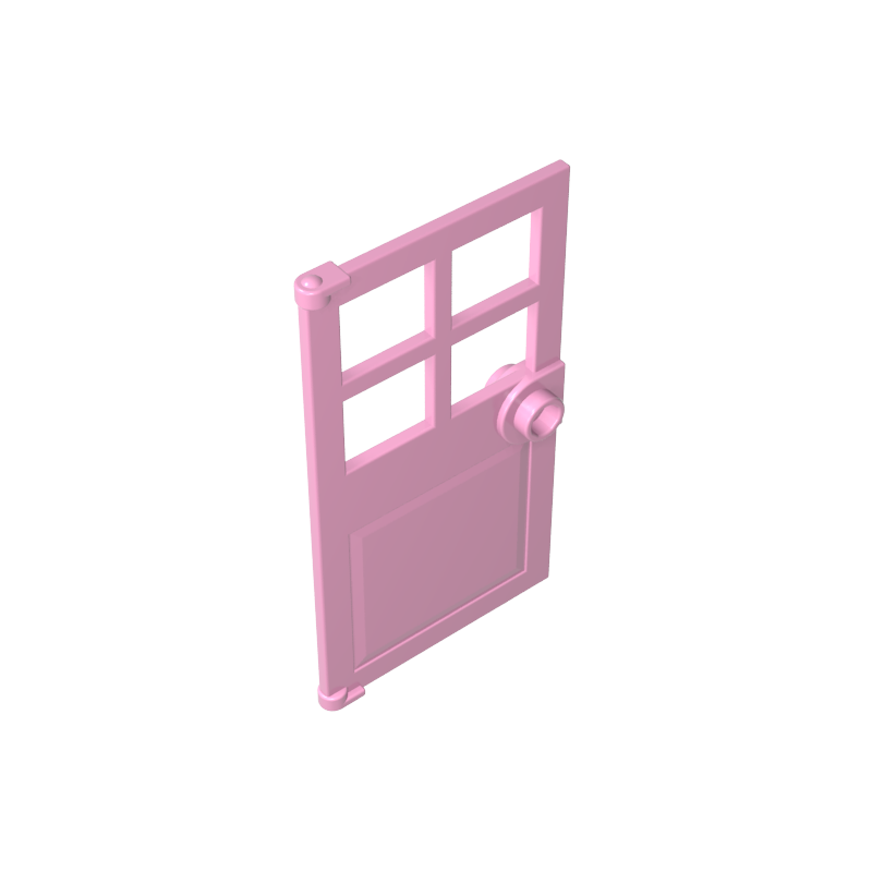 GDS-876 - Door 1 x 4 x 6 with 4 Panes and Stud Handle