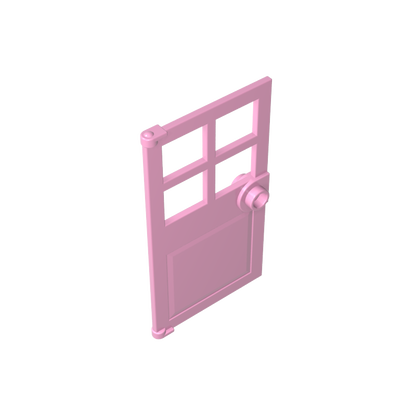 GDS-876 - Door 1 x 4 x 6 with 4 Panes and Stud Handle
