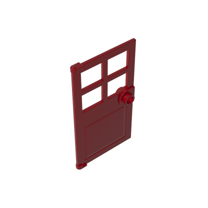GDS-876 - Door 1 x 4 x 6 with 4 Panes and Stud Handle