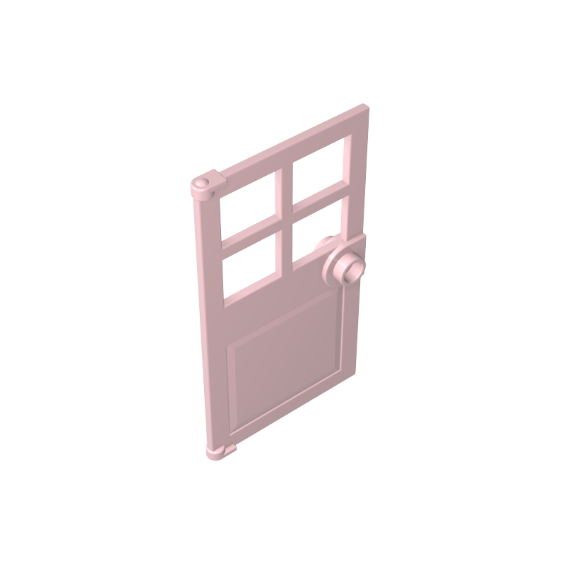 GDS-876 - Door 1 x 4 x 6 with 4 Panes and Stud Handle
