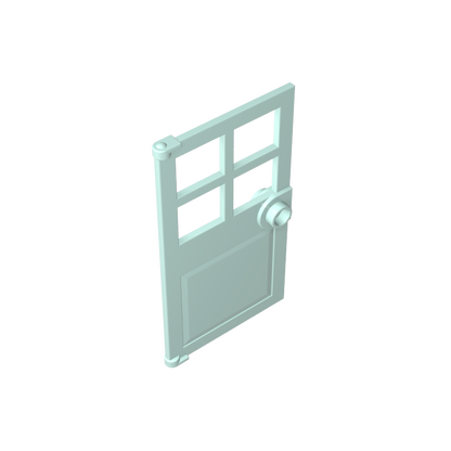 GDS-876 - Door 1 x 4 x 6 with 4 Panes and Stud Handle