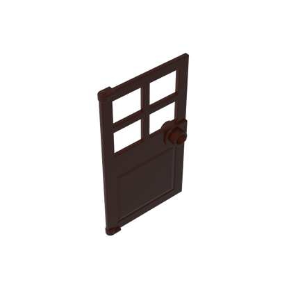 GDS-876 - Door 1 x 4 x 6 with 4 Panes and Stud Handle