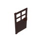 GDS-876 - Door 1 x 4 x 6 with 4 Panes and Stud Handle