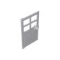 GDS-876 - Door 1 x 4 x 6 with 4 Panes and Stud Handle