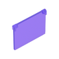 GDS-878 - Glass for Window 1 x 4 x 3 [Opening]