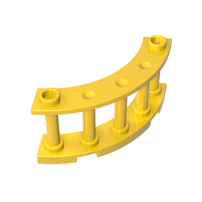 GDS-880 - Fence Spindled 4 x 4 x 2 Quarter Round with 2 Studs