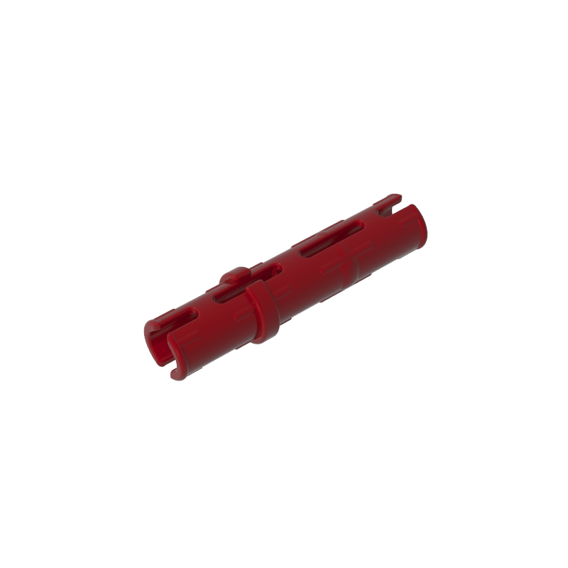 GDS-888 - Technic Pin Long with Friction Ridges Lengthwise, 2 Center Slots