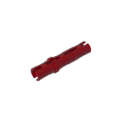 GDS-888 - Technic Pin Long with Friction Ridges Lengthwise, 2 Center Slots