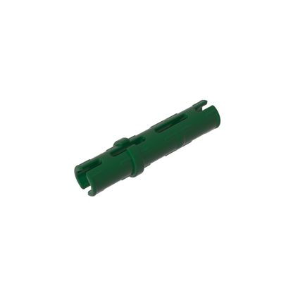 GDS-888 - Technic Pin Long with Friction Ridges Lengthwise, 2 Center Slots
