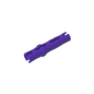 GDS-888 - Technic Pin Long with Friction Ridges Lengthwise, 2 Center Slots