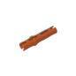 GDS-888 - Technic Pin Long with Friction Ridges Lengthwise, 2 Center Slots