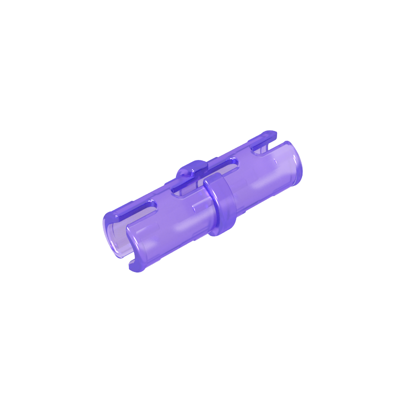 GDS-2139 - Technic Pin with Friction Ridges Lengthwise and Center Slots