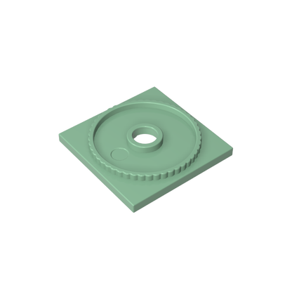 GDS-893 - Turntable 4 x 4 Square Base, Locking